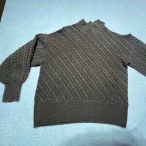 Express Brown Mock Turtle Neck Sweater- Size M